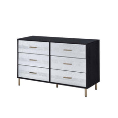 Myles - Dresser - Black, Silver & Gold