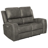 Brickston - Triple Power Reclining Loveseat
