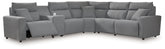 Modmax II - Reclining Sectional - Salt And Pepper