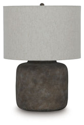 Zandophen - Metal Table Lamp - Antique Gray