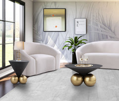 Naples - End Table - Gray Cement