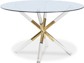 Mercury - Glass Dining Table - Silver