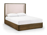 Tiberio - Cama de tela texturizada