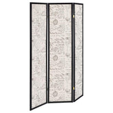 Felice Beige 3 Panel Room Divider - MyWaynesHome #