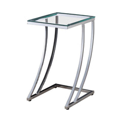 Cayden Silver Side Table - MyWaynesHome #