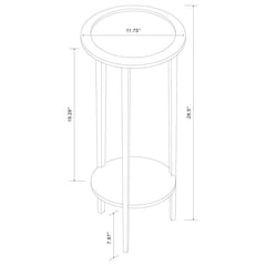 Kirk Brown Side Table - MyWaynesHome #