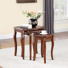 Daphne Brown 3 Pc Nesting Table - MyWaynesHome #