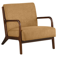 Foster Upholstered Wood Frame Accent Chair Honey - MyWaynesHome #