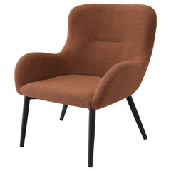 Calvin Upholstered Modern Arm Accent Chair Rust - MyWaynesHome #