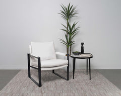 Rosalind White Accent Chair - MyWaynesHome #