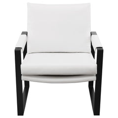 Rosalind White Accent Chair - MyWaynesHome #