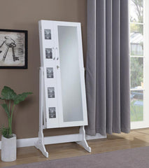 Doyle White Jewelry Cheval Mirror - MyWaynesHome #