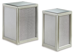 Traleena - Nesting End Tables (Set of 2) - Silver Finish