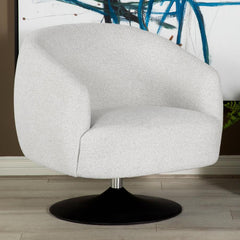 Dave Beige Swivel Chair - MyWaynesHome #