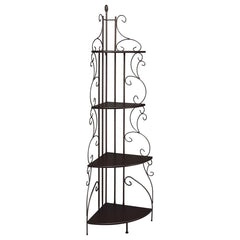 Poppy Brown Corner Bookcase - MyWaynesHome #