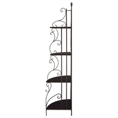 Poppy Brown Corner Bookcase - MyWaynesHome #