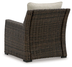 Brook Ranch - Lounge Chair With Cushion - Brown