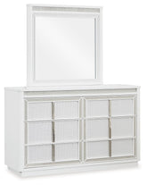 Chalanna - Dresser And Mirror - White