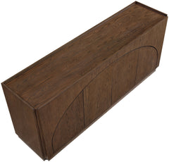 Everson - Oak Veneer And Solid Wood Sideboard/Buffet - Brown