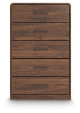 Fortlorn - Five Drawer Chest - Walnut Brown