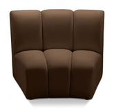 Infinity - Silla modular de tela - Marrón