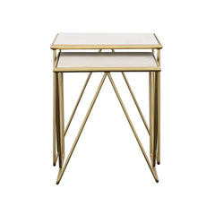 Bette Gold 2 Pc Nesting Table - MyWaynesHome #