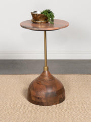 Colima Brown Side Table - MyWaynesHome #