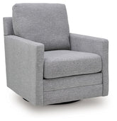 Freybourne Next-Gen Nuvella - Swivel Accent Chair - Pewter
