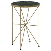 Eliska Gold Side Table - MyWaynesHome #