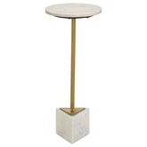 Fulcher White Side Table - MyWaynesHome #