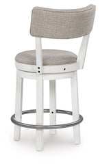 Robbinsdale - Upholstered Swivel Barstool (Set of 2) - Antique White