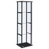 Cyclamen Black Curio Cabinet - MyWaynesHome #