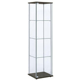 Bellatrix Brown Curio Cabinet - MyWaynesHome #