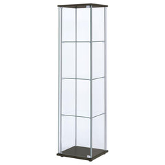 Bellatrix Brown Curio Cabinet - MyWaynesHome #