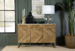 Keaton Brown Accent Cabinet - MyWaynesHome #