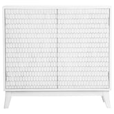 Gambon White Accent Cabinet - MyWaynesHome #