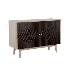 Ixora Black Accent Cabinet - MyWaynesHome #