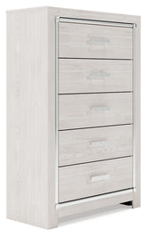 Altyra - Five Drawer Chest - White
