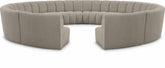 Infinity - 12 Piece Boucle Modular Sectional