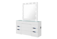 Ella - Vanity With Speaker - White