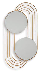 Warrenley - Accent Mirror - Gold Finish