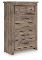 Rusticott - Five Drawer Chest - Brown
