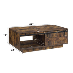 Bellarosa - Coffee Table (Same As 88040) - Rustic Oak
