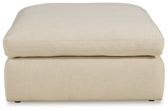 Elyza - Oversized Accent Ottoman - Linen