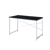Tennos - Vanity Desk (Same 93195) - Black & Chrome
