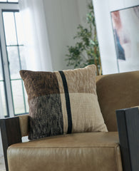 Adrielton - Pillow (Set of 4) - Black / Brown / Tan