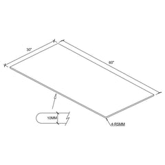 Clear Glass Top - MyWaynesHome #