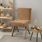 Zoey - Side Chair (Set of 2) - Chocolate Chenille & Oak