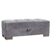 Ottomanson Armada - Upholstered Ottoman With Storage - Microfiber