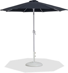 Fiji - Aluminum Patio Umbrella With Round White Base